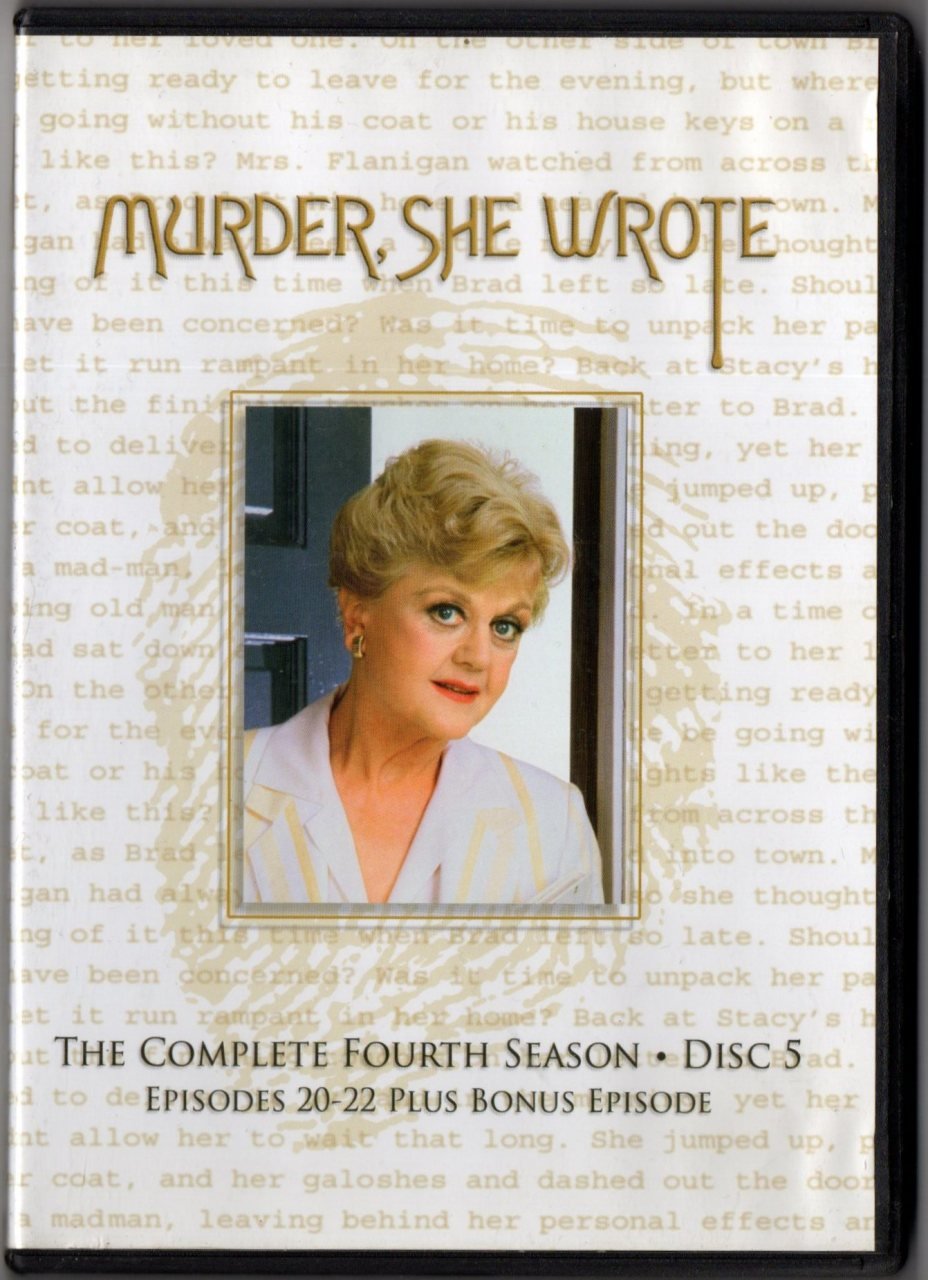 MURDER, SHE WROTE - THE COMPLETE FOURTH SEASON DISC 5 EPISODES 20-22 - DVD 2.EL 1. BÖLGE TR ALTYAZI YOKTUR