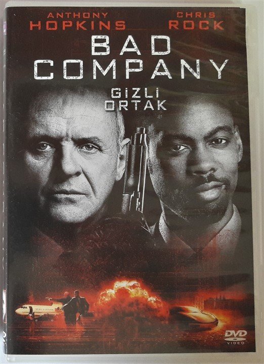 BAD COMPANY - GİZLİ ORTAK - ANTHONY HOPKINS - CHRIS ROCK - JOEL SCHUMACHER - DVD 2.EL