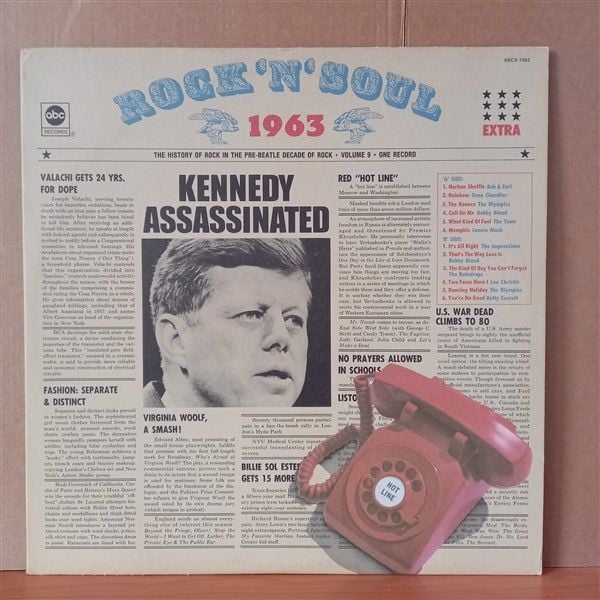 ROCK 'N' SOUL 1963 / GENE CHANDLER, THE OLYMPICS, THE TAMS, BOBBY BLAND, THE RAINDROPS, BETTY EVERETT (1973) - LP 2.EL PLAK