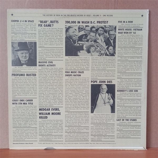 ROCK 'N' SOUL 1963 / GENE CHANDLER, THE OLYMPICS, THE TAMS, BOBBY BLAND, THE RAINDROPS, BETTY EVERETT (1973) - LP 2.EL PLAK