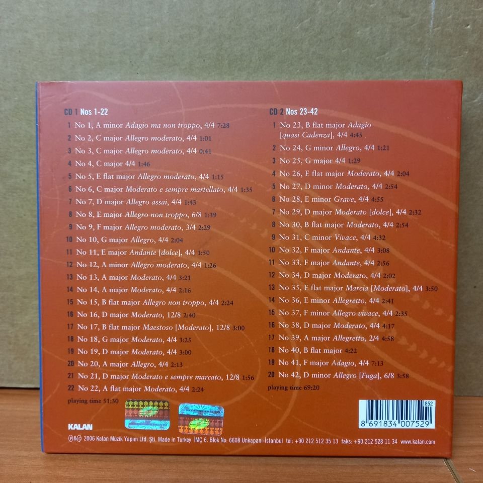 CİHAT AŞKIN - KREUTZER 42 ETUDES (2006) - 2CD 2.EL