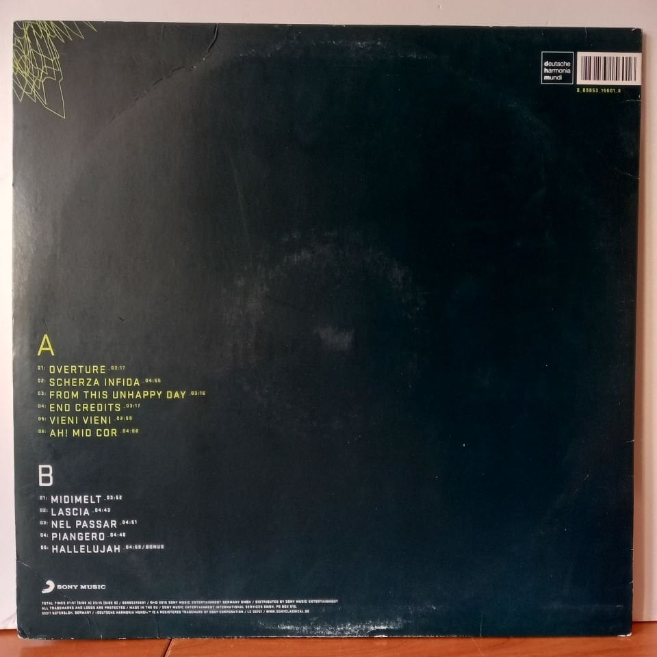MUSICA SEQUENZA – SAMPLING BAROQUE / HANDEL (2016) - LP  2.EL PLAK
