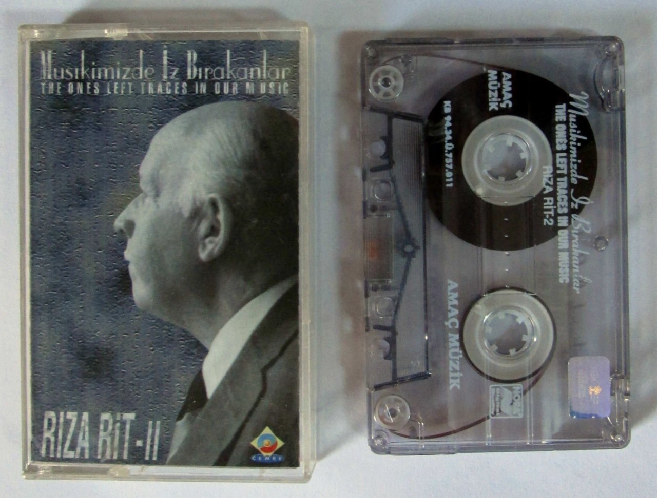 MUSIKİMİZDE İZ BIRAKANLAR RIZA RİT II KASET 2.EL