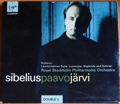 SIBELIUS / LEMMINKAIKEN SUITE, KULLERVO / PAAVO JARVI, ROYAL STOCKHOLM PHILHARMONIC ORCHESTRA (1998) - 2CD VIRGIN CLASSICS 2.EL