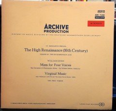 BYRD: MASS FOR FOUR VOICES, VIRGINAL MUSIC - PLAK 2.EL