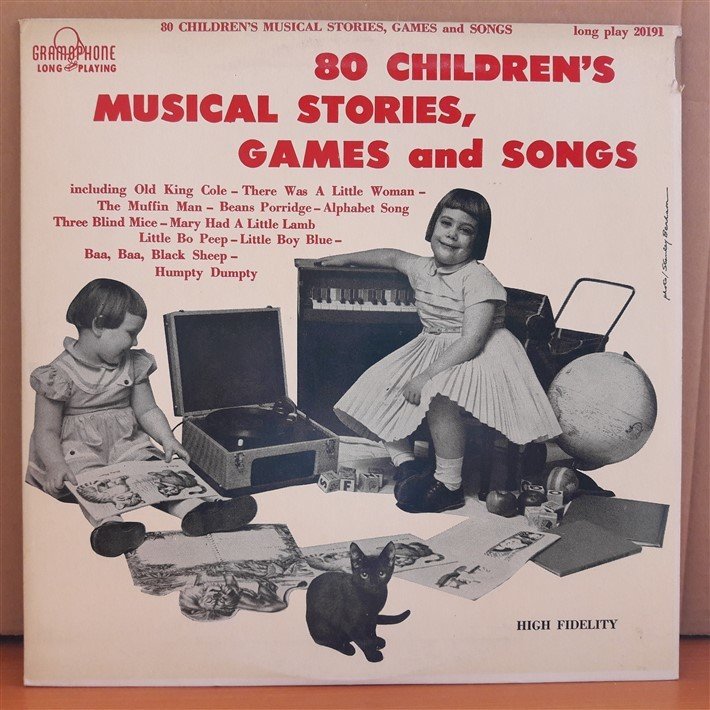 80 CHILDREN'S MUSICAL STORIES, GAMES AND SONGS (1954) - LP 2.EL PLAK