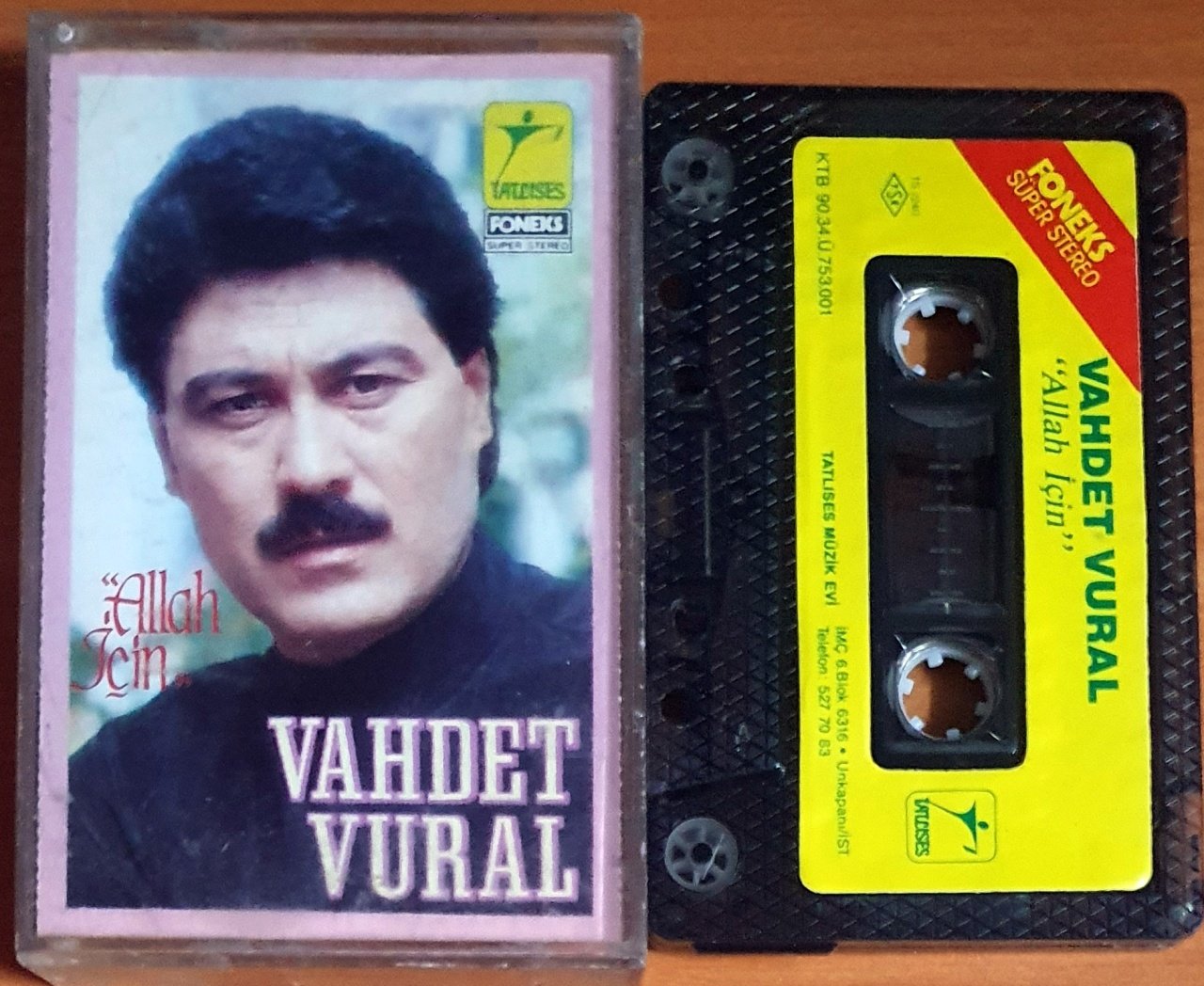 VAHDET VURAL - ALLAH İÇİN (1990) - KASET FONEKS 2.EL