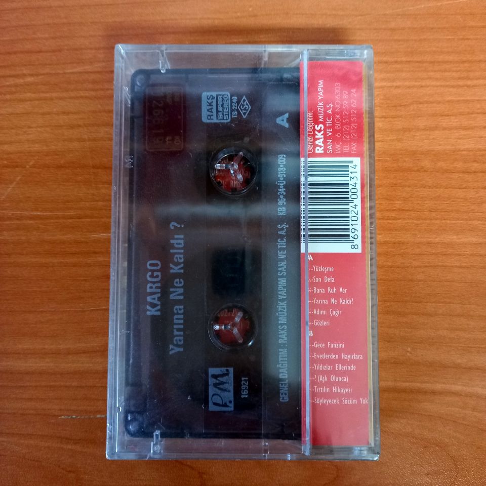 KARGO - YARINA NE KALDI (1996) - KASET SIFIR