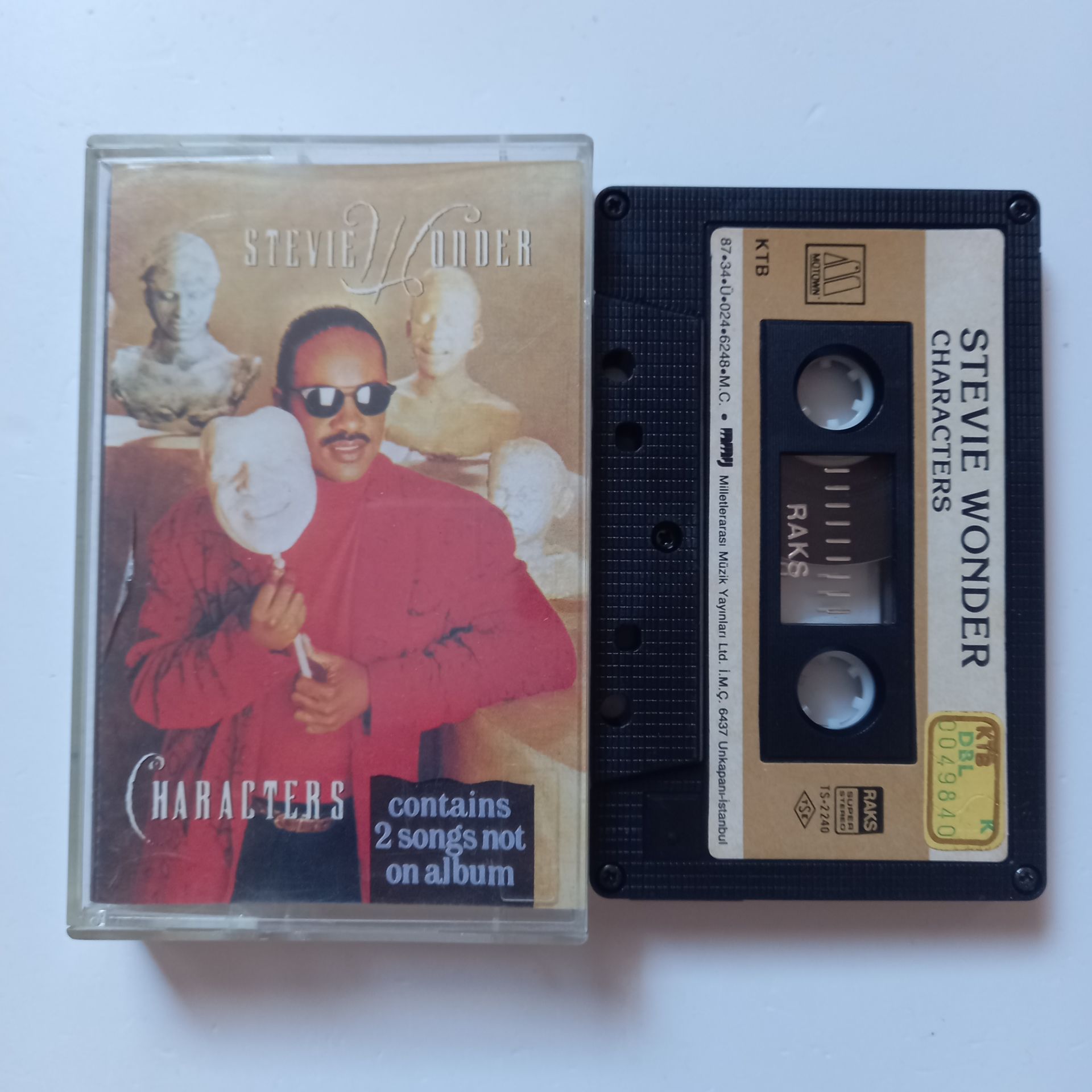 STEVIE WONDER - CHARACTERS (1987) - KASET 2.EL