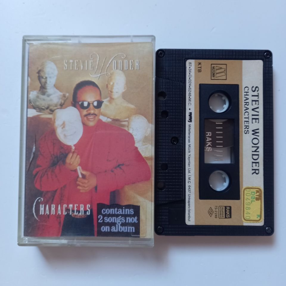 STEVIE WONDER - CHARACTERS (1987) - KASET 2.EL