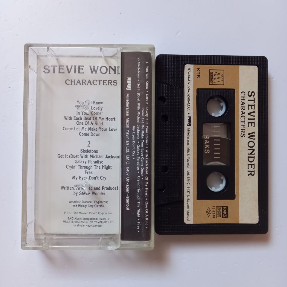 STEVIE WONDER - CHARACTERS (1987) - KASET 2.EL