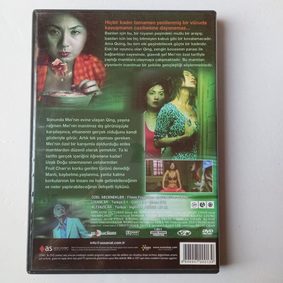 MANTI - DUMPLINGS - FRUIT CHAN - DVD 2.EL