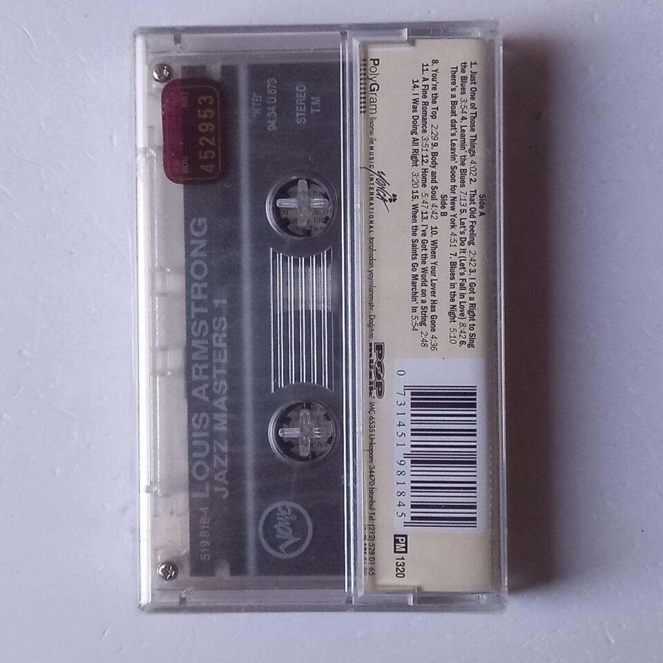LOUIS ARMSTRONG - JAZZ MASTERS 1 (1994) - KASET SIFIR