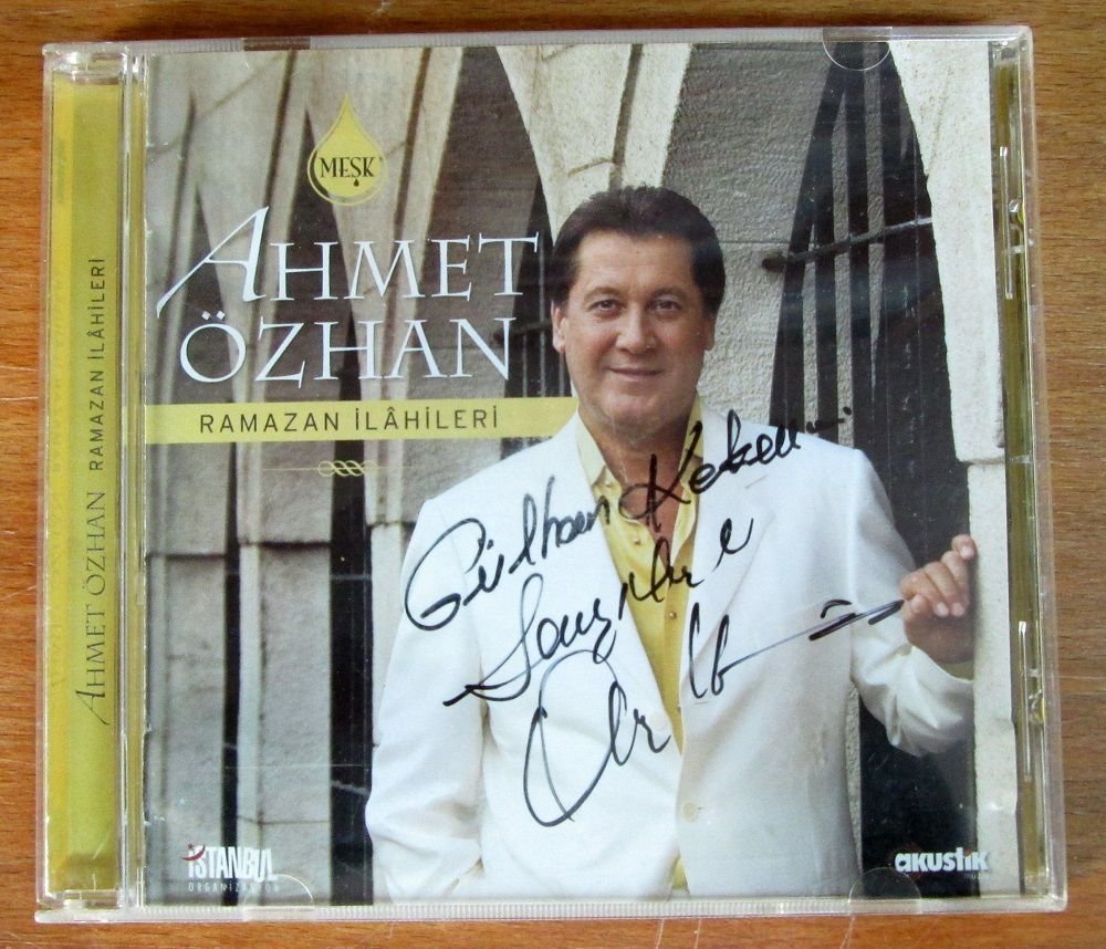 AHMET ÖZHAN - RAMAZAN İLAHİLERİ - İMZALI CD 2.EL