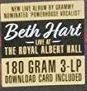 BETH HART - LIVE AT THE ROYAL ALBERT HALL (2018) - 3LP 180GR 2018 EDITION SIFIR PLAK
