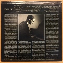 PAUL RUTMAN PLAYS TCHAIKOVSKY RACHMANINOFF PRPKPFIEV BALAKIREV SCRIABIN 1978 2.EL PLAK