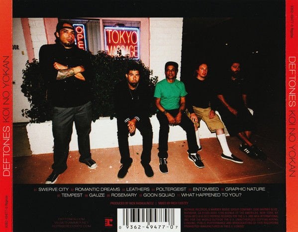 DEFTONES - KOI NO YOKAN (2012) - CD JEWEL CASE AMBALAJINDA SIFIR