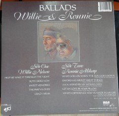 WILLIE NELSON & RONNIE MILSAP - BALLADS (1984) - 2.EL PLAK