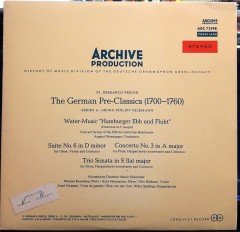 TELEMANN: WATER MUSIC, SUITE NO.6, NUREMBERG CHAMBER MUSIC ENSEMBLE - PLAK 2.EL