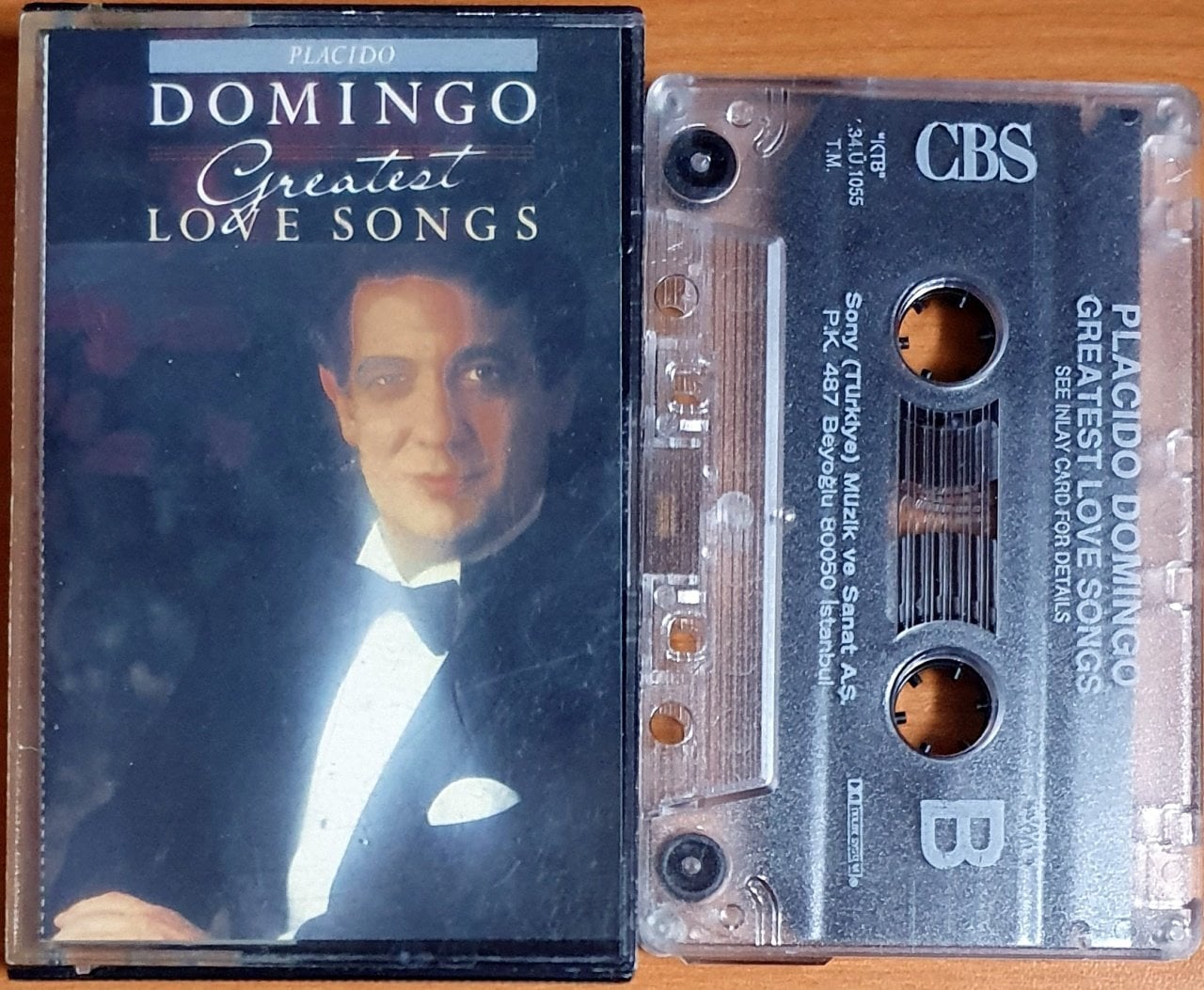 PLACIDO DOMINGO - GREATEST LOVE SONGS (1997) - KASET SONY 2.EL