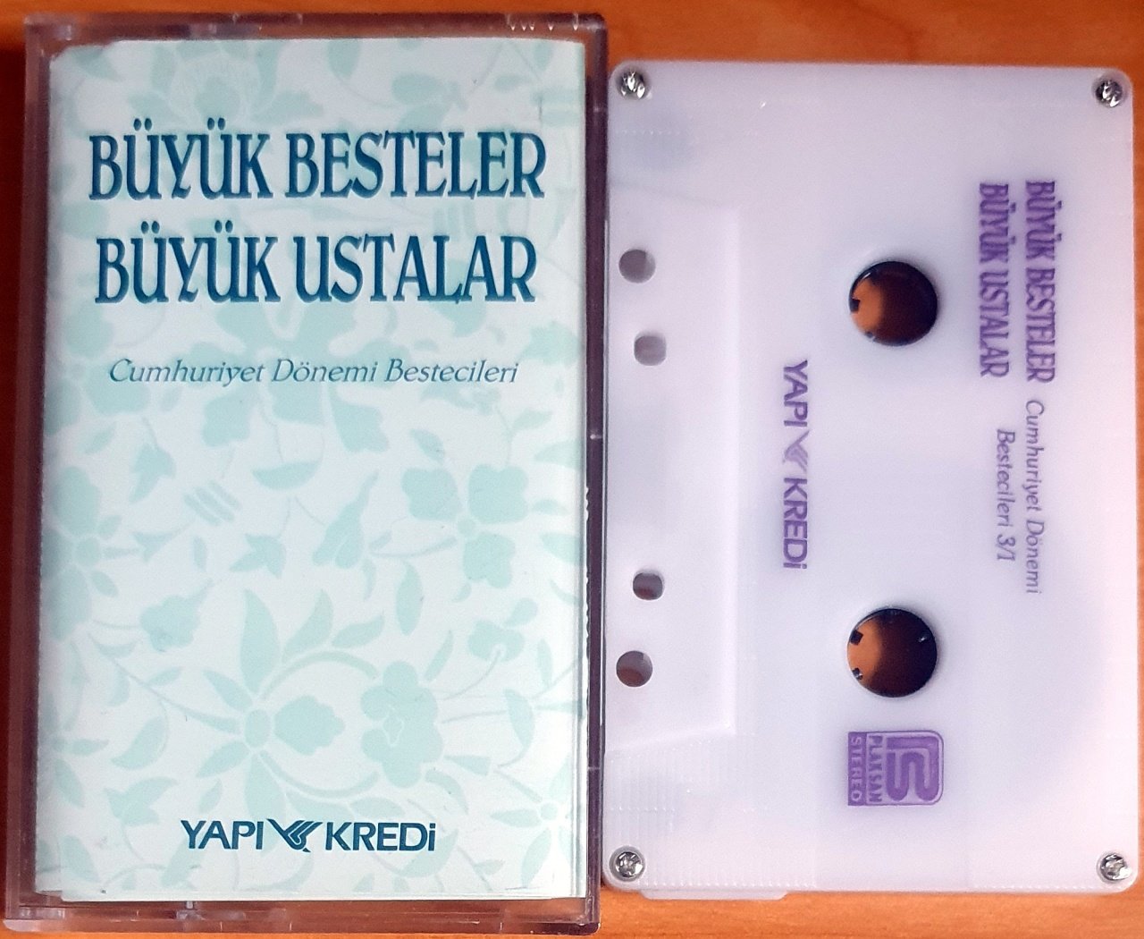 BÜYÜK BESTELER BÜYÜK USTALAR 3/1 / CUMHURİYET DÖNEMİ BESTECİLERİ - KASET YAPI KREDİ 2.EL