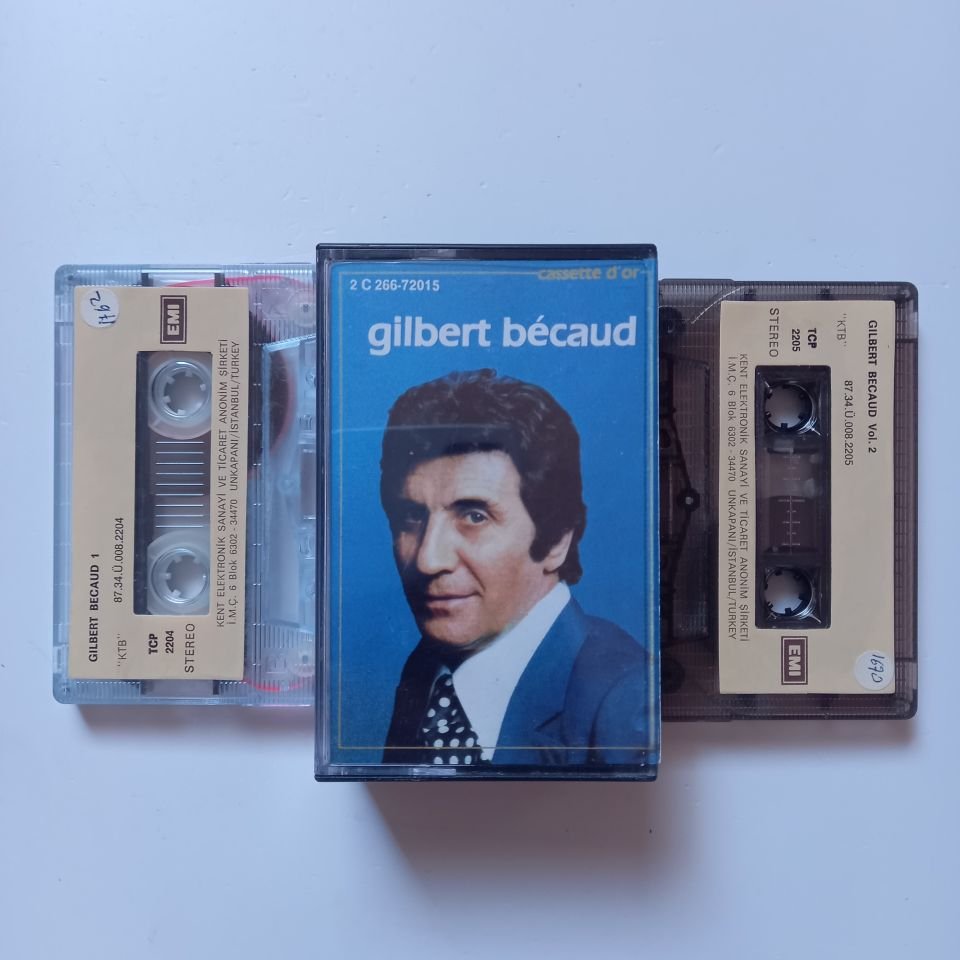 GILBERT BECAUD - VOL.1 & VOL.2 (1987) - 2 KASET 2.EL
