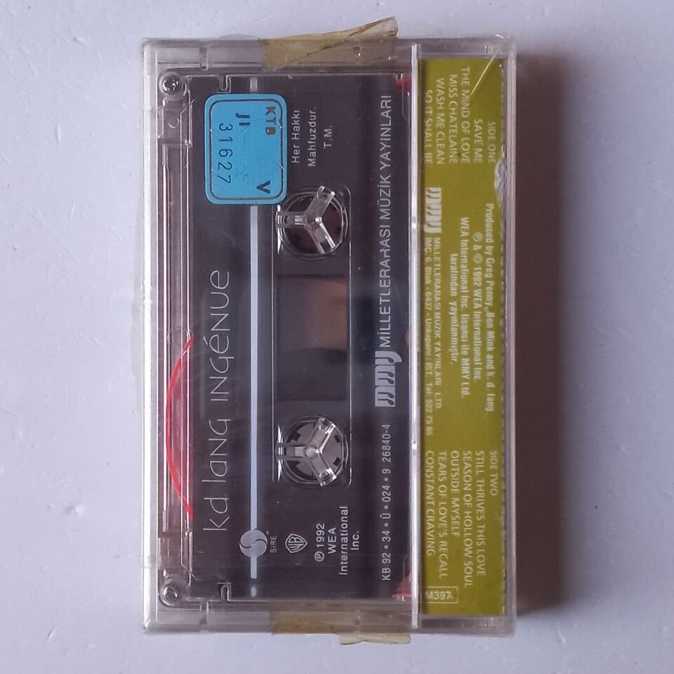 K.D. LANG - INGENUE (1992) - KASET SIFIR