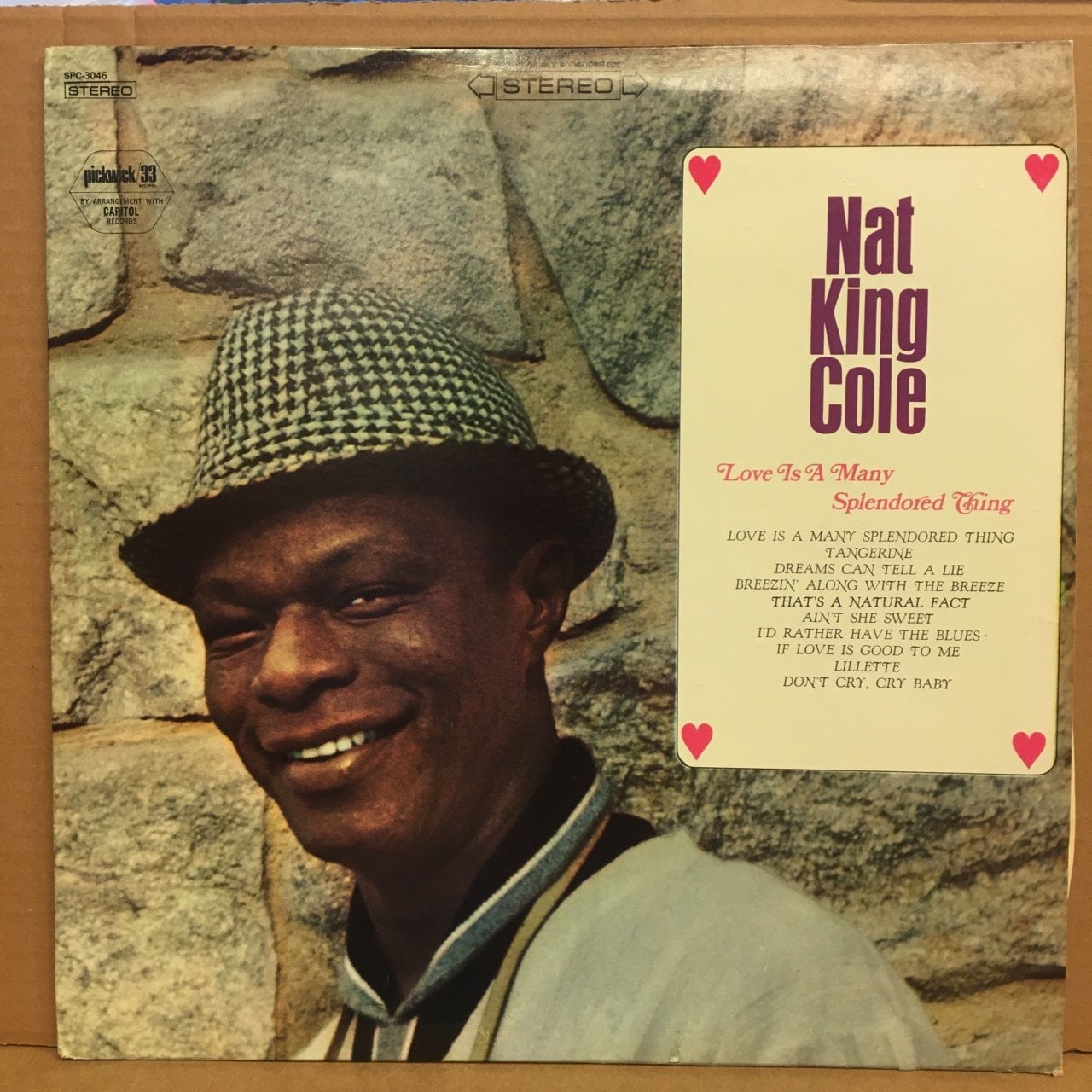 NAT KING COLE - LOVE IS A MANY SPLENDORED THING - 2.EL PLAK