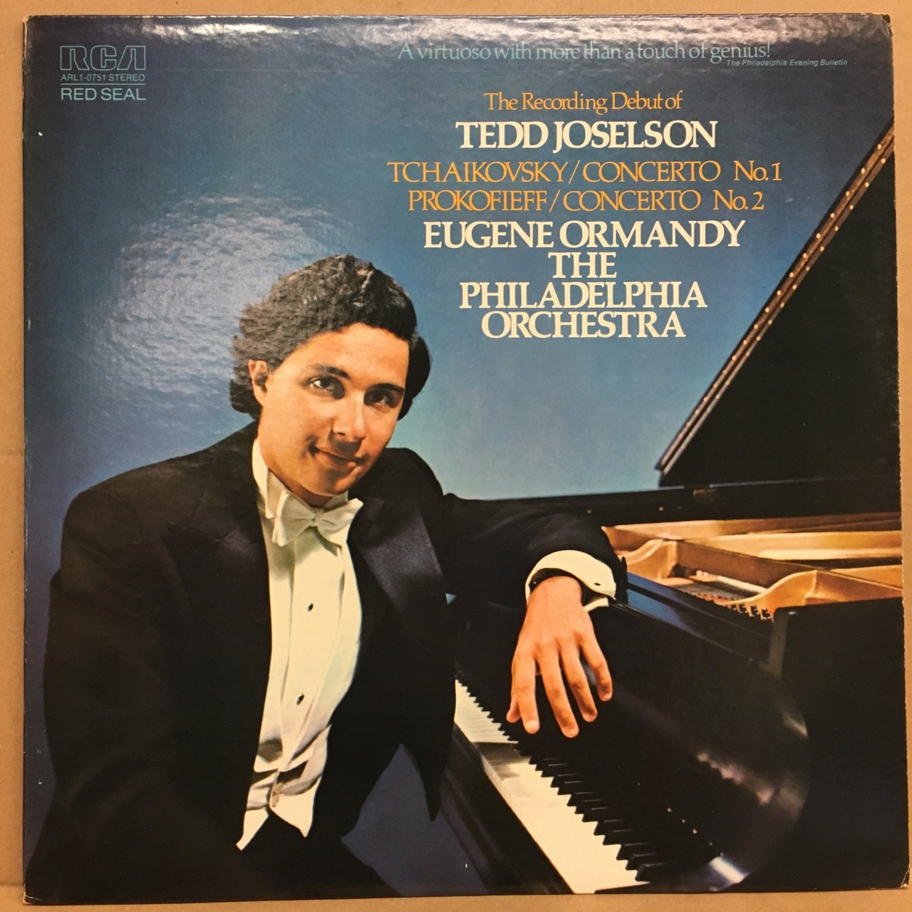 TCHAIKOVSKY CONCERTO NO.1 / PROKOFIEFF CONCERTO NO.2 TEDD JOSELSON, EUGENE ORMANDY 1974 2.EL PLAK