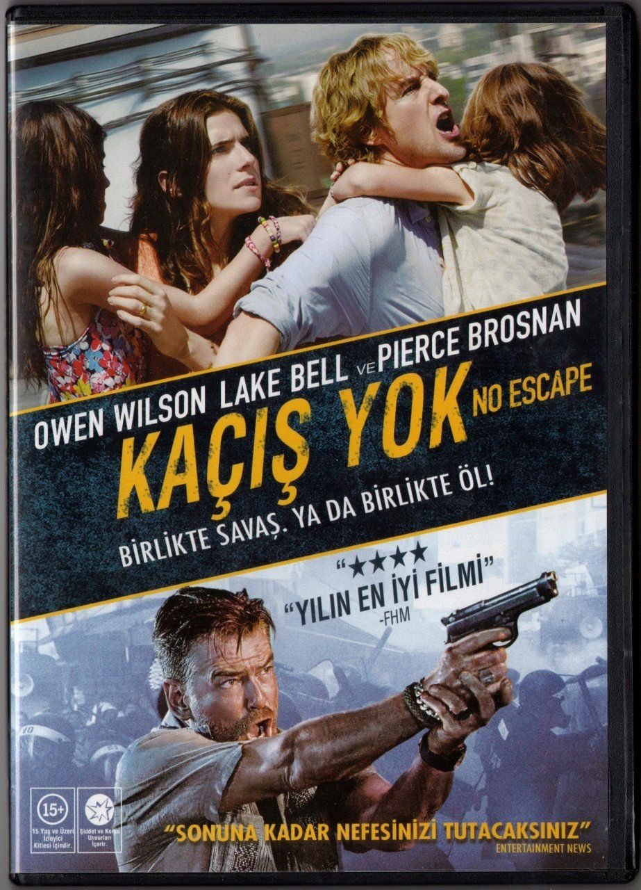 KAÇIŞ YOK - NO ESCAPE - OWEN WILSON - LAKE BELL - PIERCE BROSNAN - DVD 2.EL