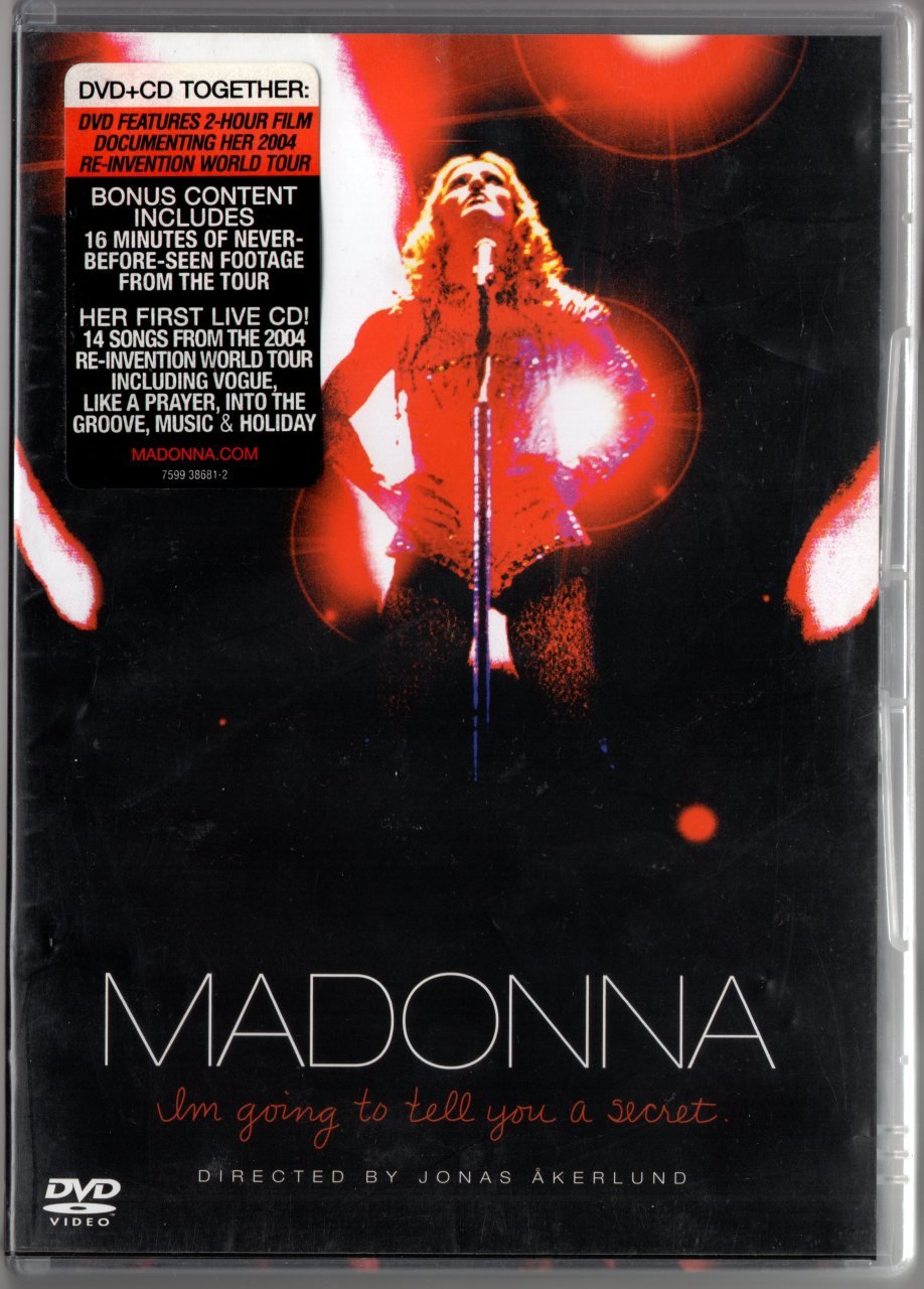 MADONNA - I'M GOING TO TELL YOU A SECRET (2006) - DVD+CD 2.EL