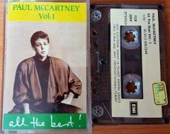 PAUL MCCARTNEY - ALL THE BEST VOL 1 (1988) KENT CASSETTE MADE IN TURKEY ''USED'' PAPER LABEL