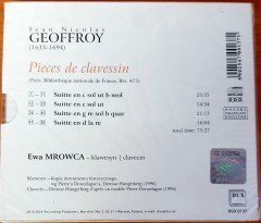 JEAN NICOLAS GEOFFROY - PIECES DE CLAVESSIN / EWA MROWCA (2012) DUX CD SIFIR