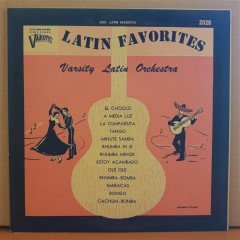 LATIN FAVORITES - VARSITY LATIN ORCHESTRA (1952) - LP 2.EL PLAK