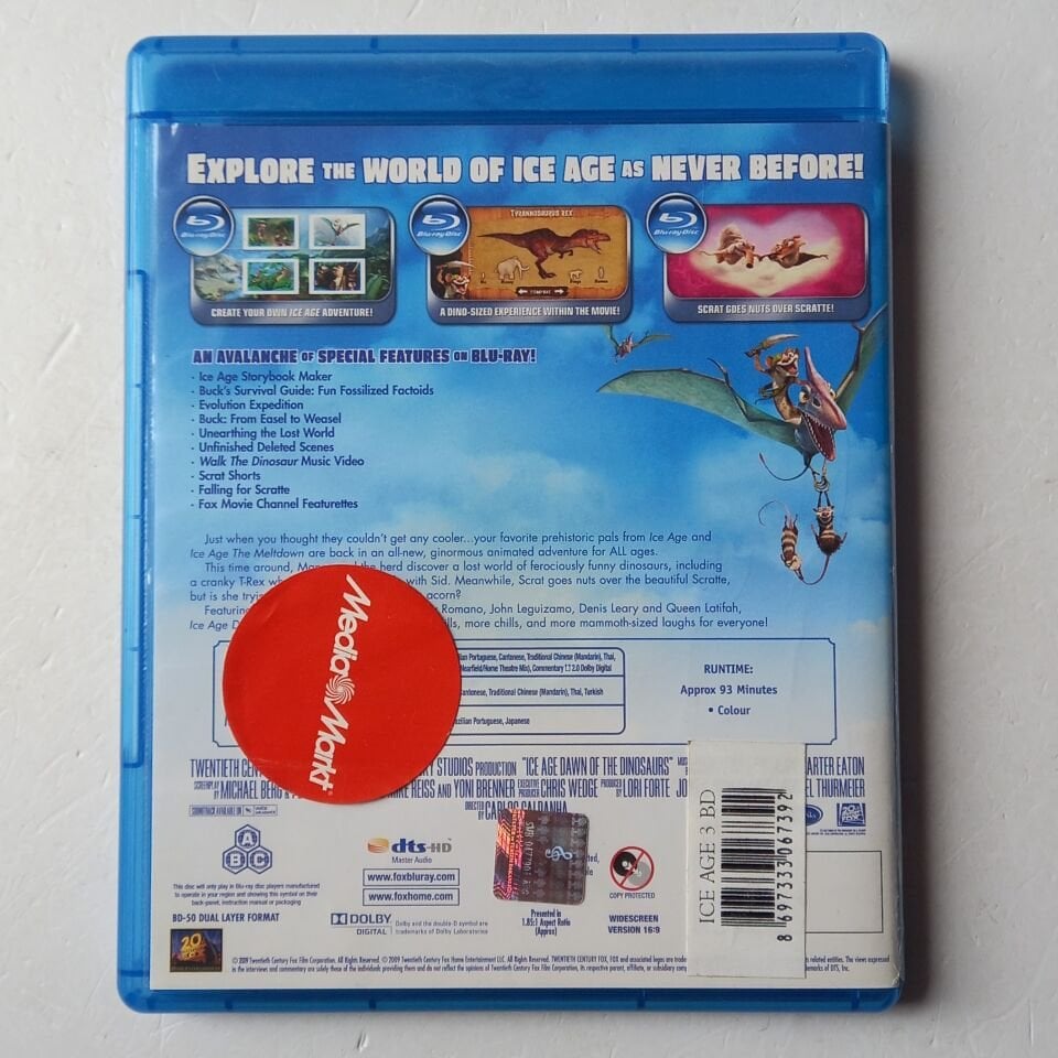 ICE AGE 3: DAWN OF THE DINOSAURS - BLU-RAY 2.EL