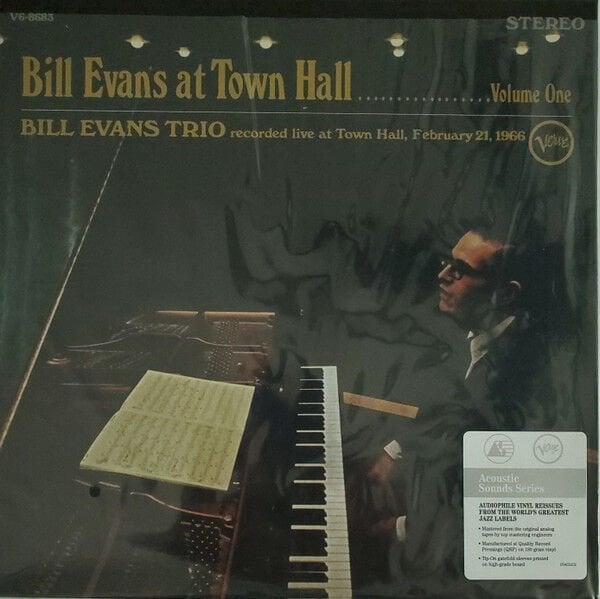 BILL EVANS AT TOWN HALL VOLUME ONE (1967) - LP 2022 REISSUE 180GR GATEFOLD ACOUSTIC SOUNDS SIFIR PLAK