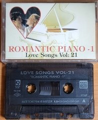 ROMANTIC PIANO-1 / LOVE SONGS VOL:21 (1993) KALİTE KASET 2.EL