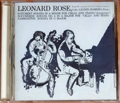 LEONARD ROSE / SCHUBERT, BOCCHERINI, SAMMARTINI (2001) - CD SONY CLASSICAL 2.EL