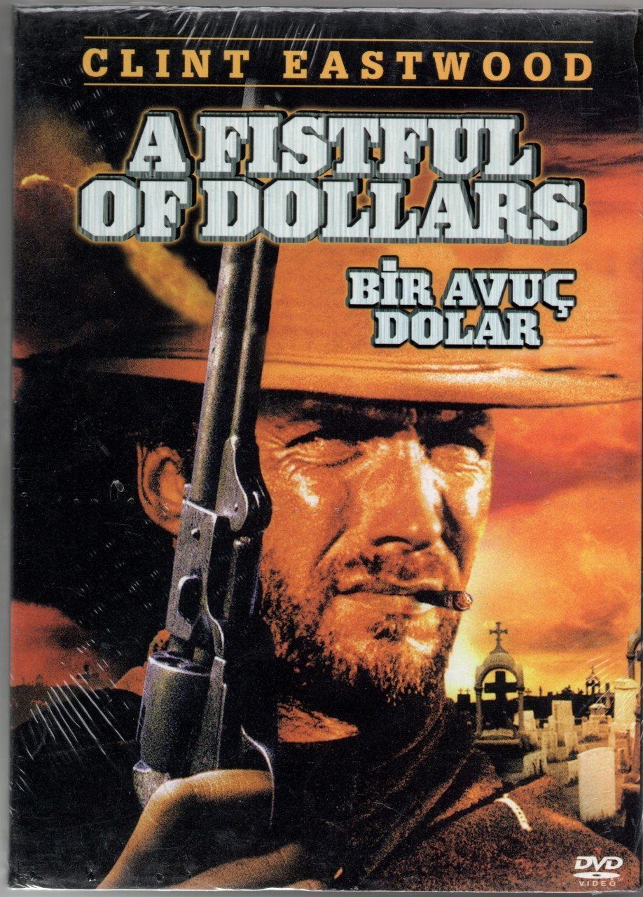 BİR AVUÇ DOLAR - A FISTFUL OF DOLLARS - CLINT EASTWOOD - SERGIO LEONE - DVD SIFIR