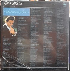 JULIO IGLESIAS - MINHAS CANÇOES PREFERIDAS (1982) - PLAK SIFIR