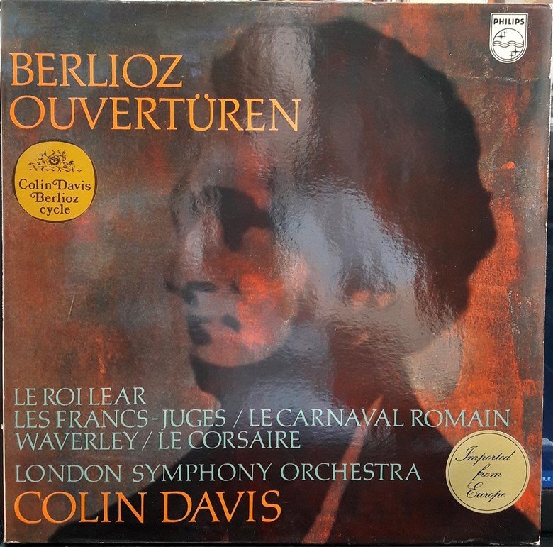 BERLIOZ: OUVERTÜREN, LONDON SYMPHONY ORCHESTRA, COLIN DAVIS - PLAK 2.EL