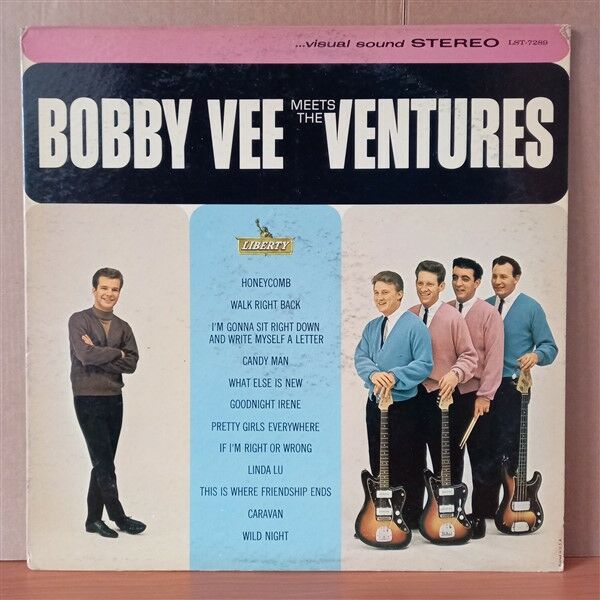 BOBBY VEE MEETS THE VENTURES – BOBBY VEE MEETS THE VENTURES (1963) - LP 2.EL PLAK