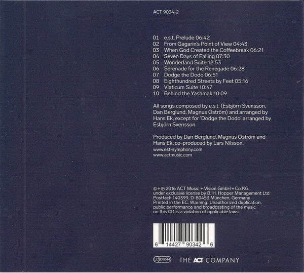 E.S.T. SYMPHONY – E.S.T. SYMPHONY (2016) - CD DIGIPAK AMBALAJINDA SIFIR