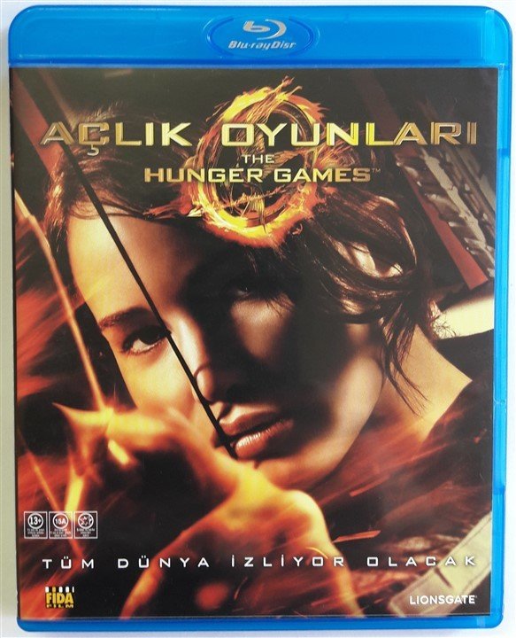 THE HUNGER GAMES - AÇLIK OYUNLARI - JENNIFER LAWRENCE - GARY ROSS  - BLU-RAY 2.EL