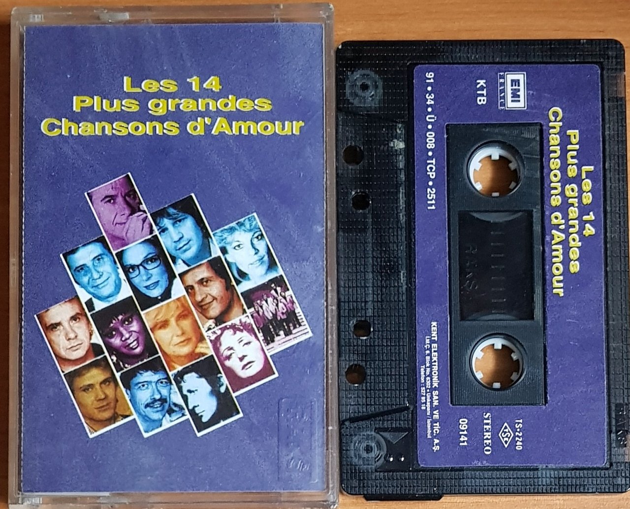 LES 14 PLUS GRANDES CHANSONS D'AMOUR (1991) KENT KASET 2.EL