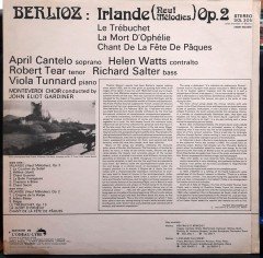 BERLIOZ: IRLANDE (NEUF MÉLODIES), MONTEVERDI CHOIR, GARDINER - PLAK 2.EL