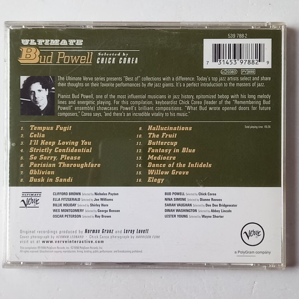 BUD POWELL – ULTIMATE BUD POWELL (1998)  - CD 2.EL
