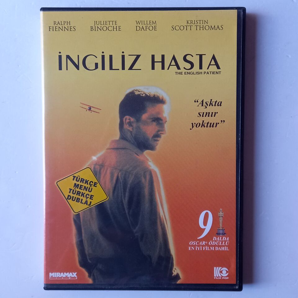 İNGİLİZ HASTA / THE ENGLISH PATIENT - RALPH FIENNES, JULIETTE BINOCHE, WILLEM DAFOE - DVD 2.EL