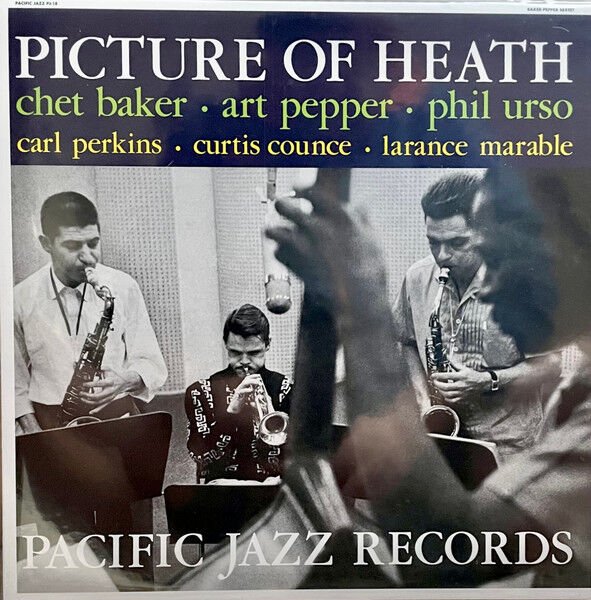 CHET BAKER PICTURE OF HEATH, ART PEPPER PHIL URSO (1957) - LP 2022 REISSUE 180GR TONE POET SERIES SIFIR PLAK