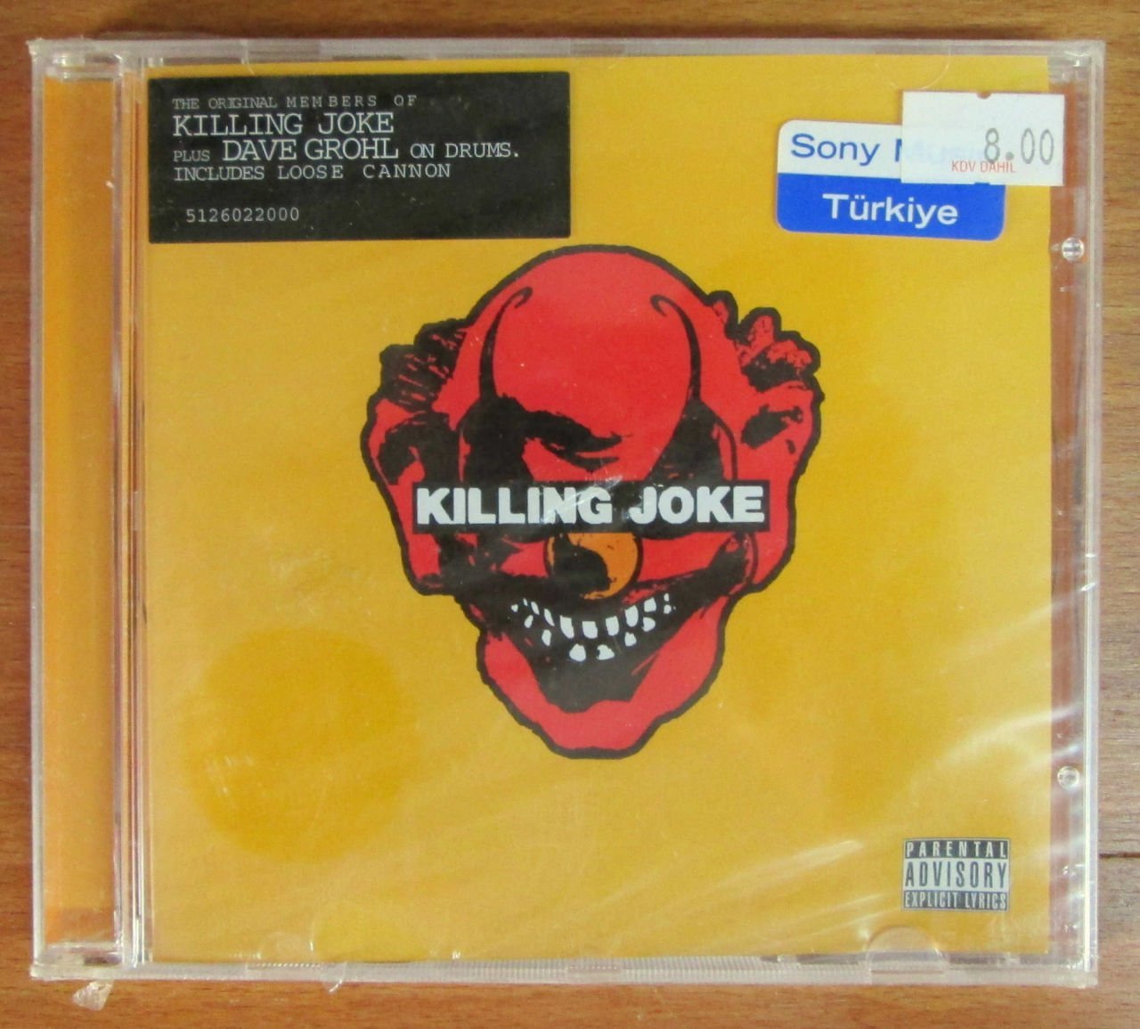 KILLING JOKE - S.T. [F.T DAVE GROHL] (2003) - CD AMBALAJINDA SIFIR